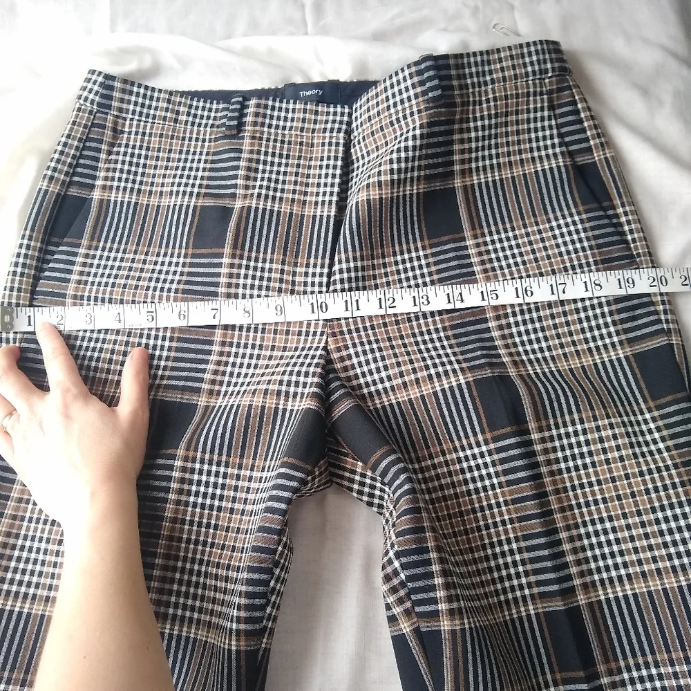 Theory plaid trousers - Picture 9 of 9